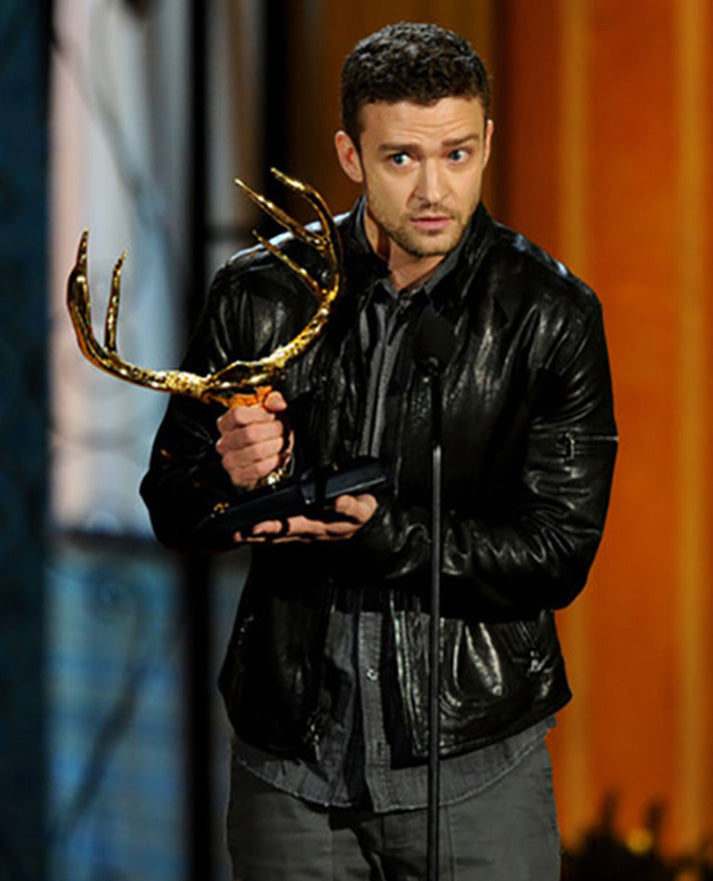 Justin Timberlake Guys Choice Awards Leather Jacket