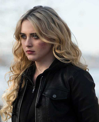 Kathryn Newton Supernatural Leather Black Jacket