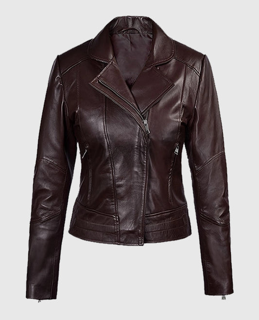 Katie Holmes Biker Leather Jacket