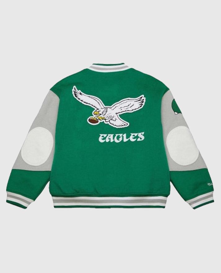 Kylie Kelce 90s Eagles Letterman Unisex Jacket 