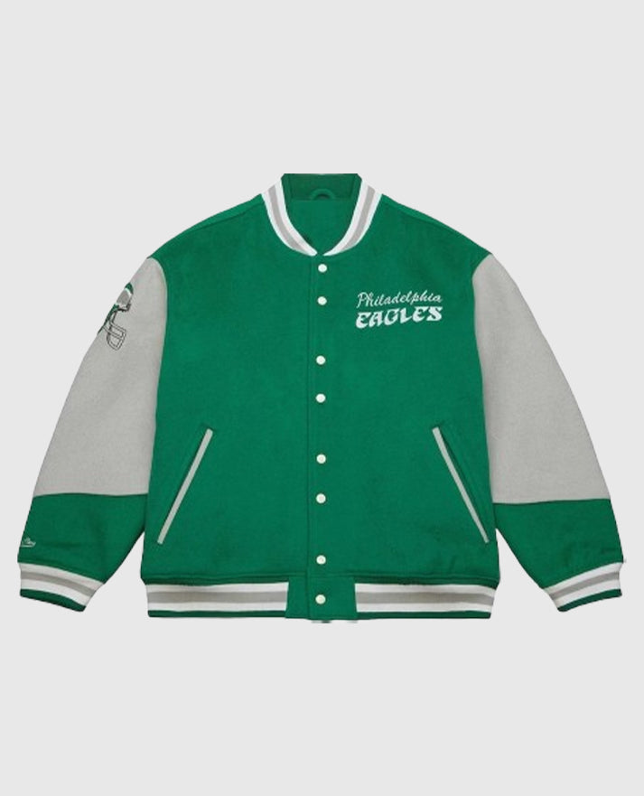 Kylie Kelce 90s Eagles Varsity Unisex Jacket 