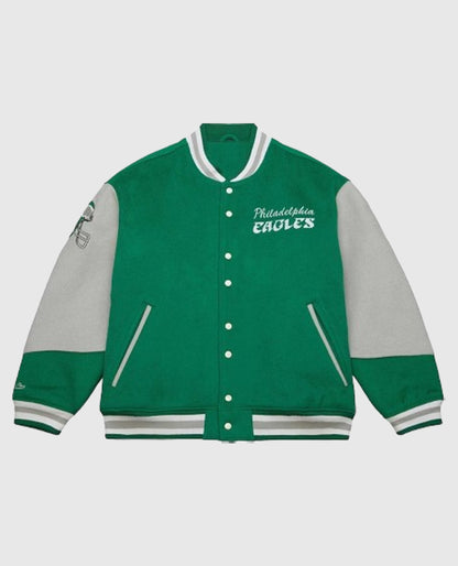 Kylie Kelce 90s Eagles Varsity Unisex Jacket 