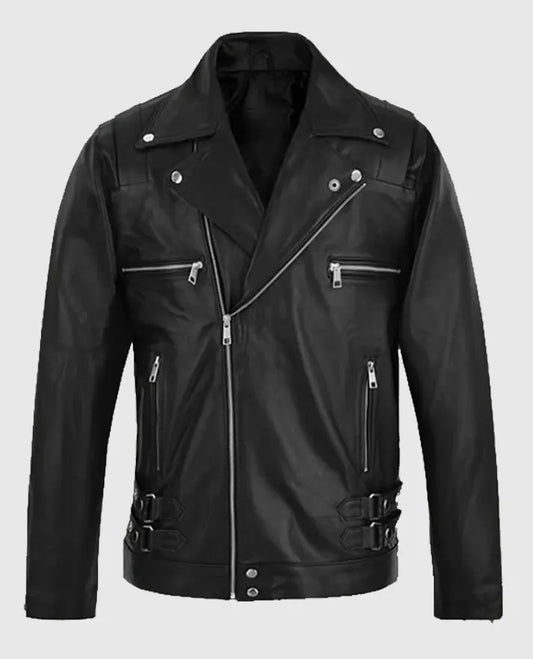 LeBron James Black Leather Jacket