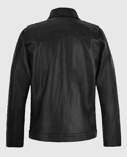 LeBron James Leather Black Jacket
