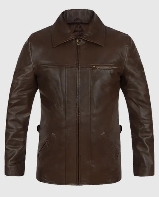Leonardo DiCaprio Inception Leather Jacket