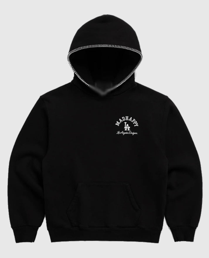MadHappy x Dodgers I LOVE LA Black Soft Hoodie