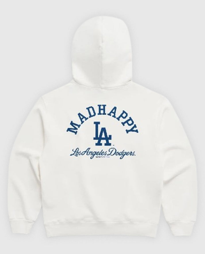 MadHappy x Dodgers I LOVE LA White Fleece Hoodie