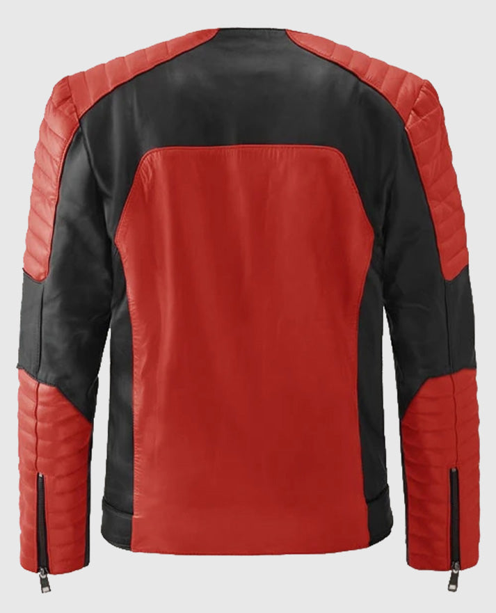 Martin Garrix MTV European Music Awards Leather Red Jacket