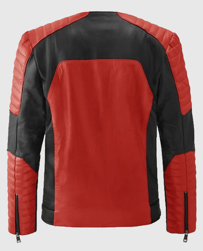 Martin Garrix MTV European Music Awards Leather Red Jacket