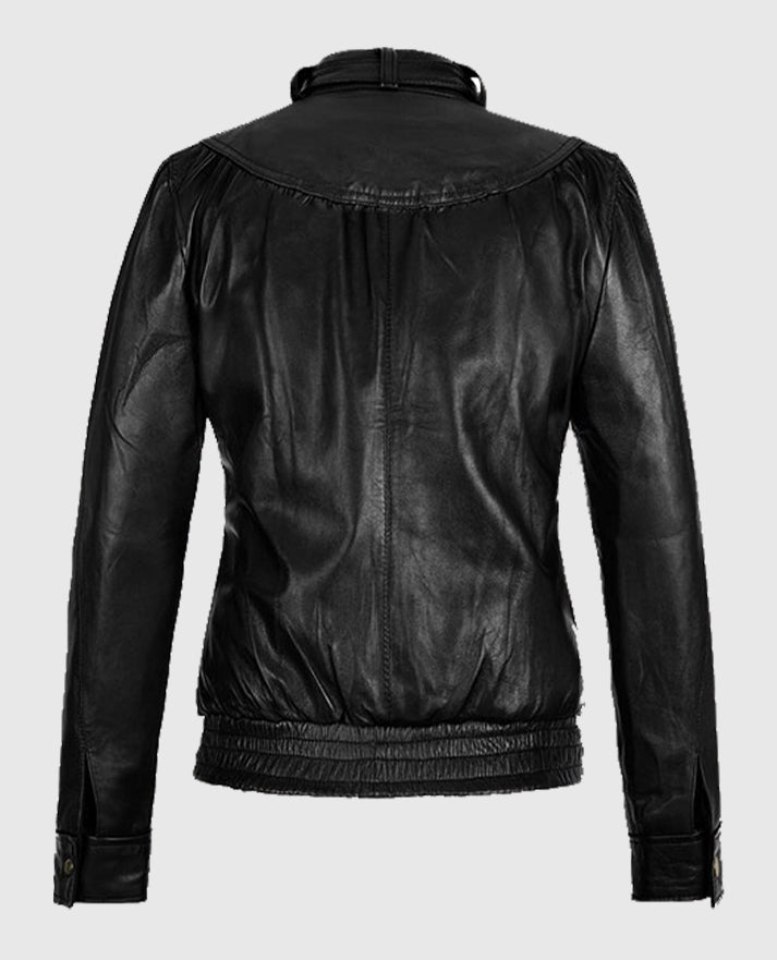 Meagan Good Leather Black Jacket