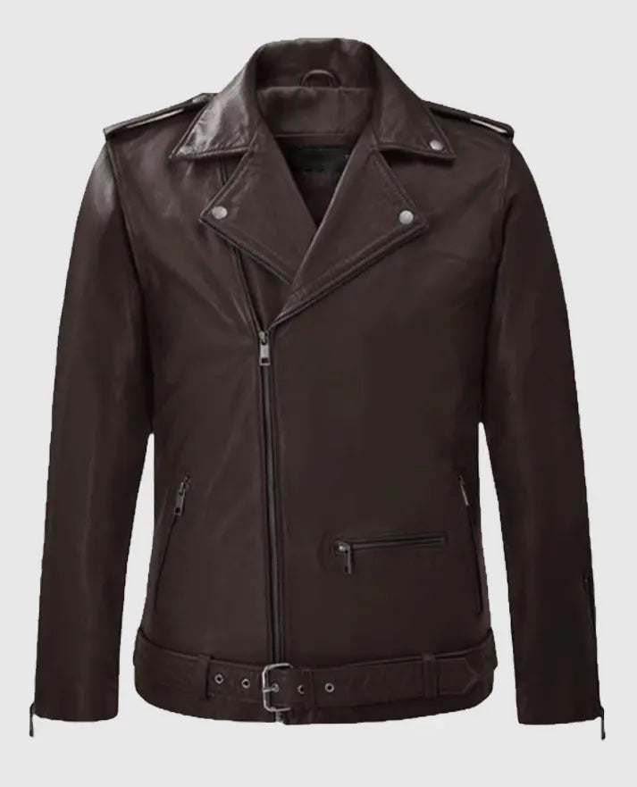 Men's Brown Rutland Riding Leather Jacket