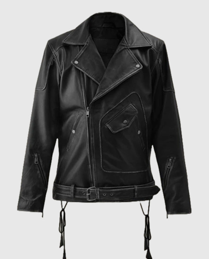 Men's Leather Street Style Biker Jacket