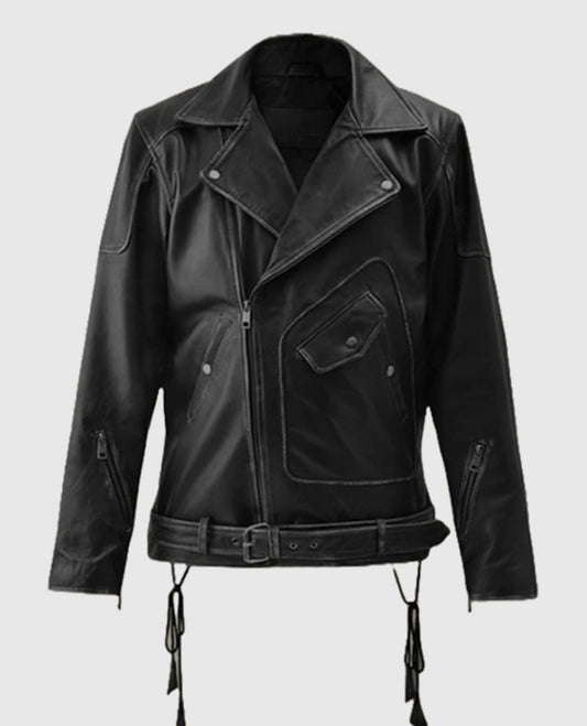 Men's Leather Street Style Biker Jacket