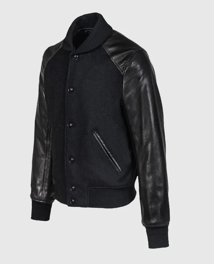Men's Varsity Leather Jacket