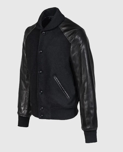 Men's Varsity Leather Jacket