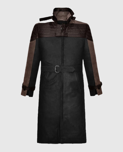 Men's Watch Dogs 3 Legion Aiden Leather Trench Coat