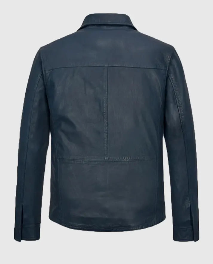 Mike Tyson Shirt Style Leather Jacket