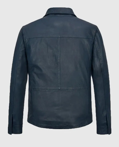 Mike Tyson Shirt Style Leather Jacket