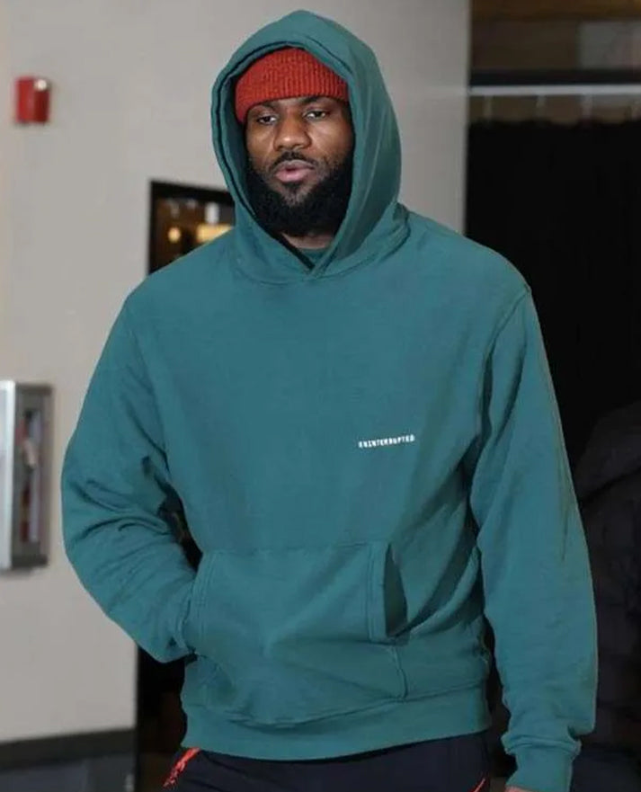 NBA LeBron James Uninterrupted Blue Hoodie
