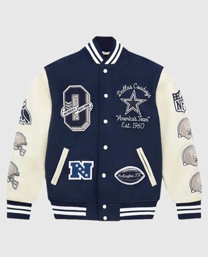 NFL Dallas Cowboys Blue Varsity Jacket