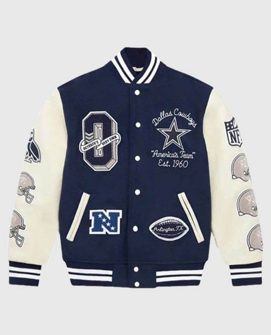 NFL Dallas Cowboys Blue Varsity Jacket