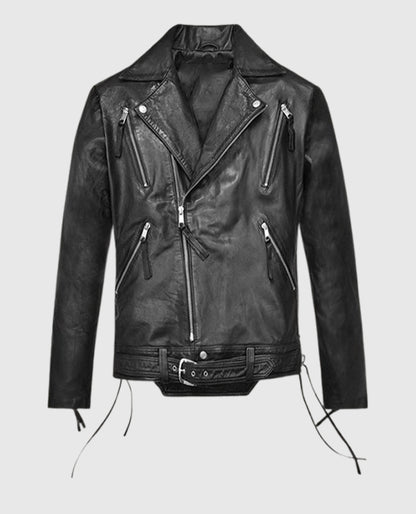 Nicolas Cage Ghost Rider Black Leather Jacket