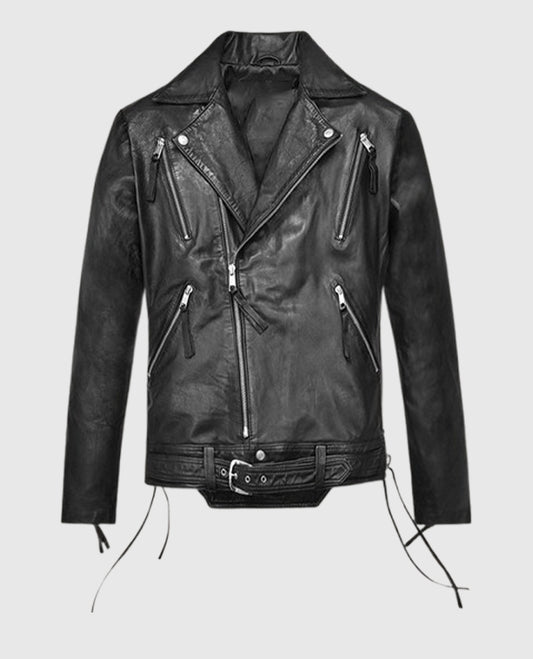 Nicolas Cage Ghost Rider Black Leather Jacket