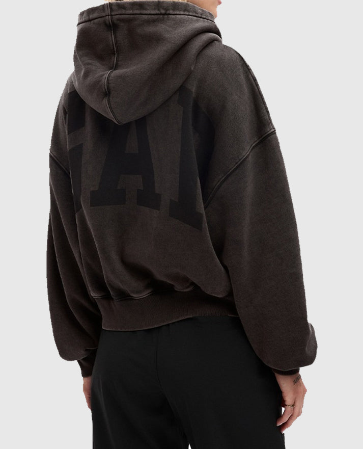 PROJECT GAP Vintage Brown Fleece Hoodie