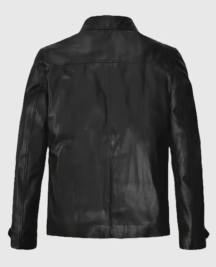 Paul Wesley Vampire Diaries Tv Show Leather Jacket