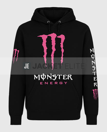 Pink Monster Fleece Hoodie
