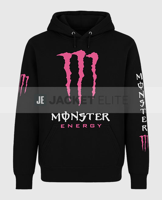 Pink Monster Fleece Hoodie