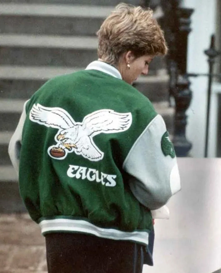 Princess Diana Philadelphia Green Eagles Jacket