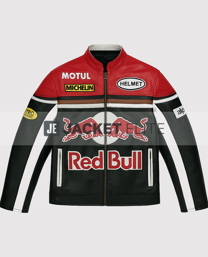 RED BULL Racing Leather Jacket