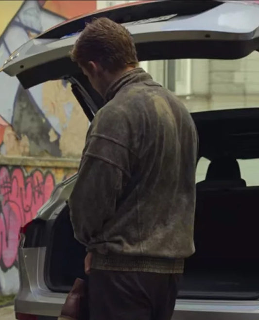 Ryan Gosling The Gray Man 2022 Leather Jacket