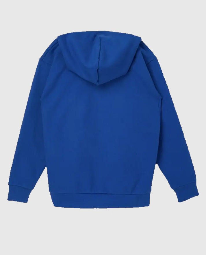 SP5DER Web Suit Blue Pullover Hoodie Rhinestone