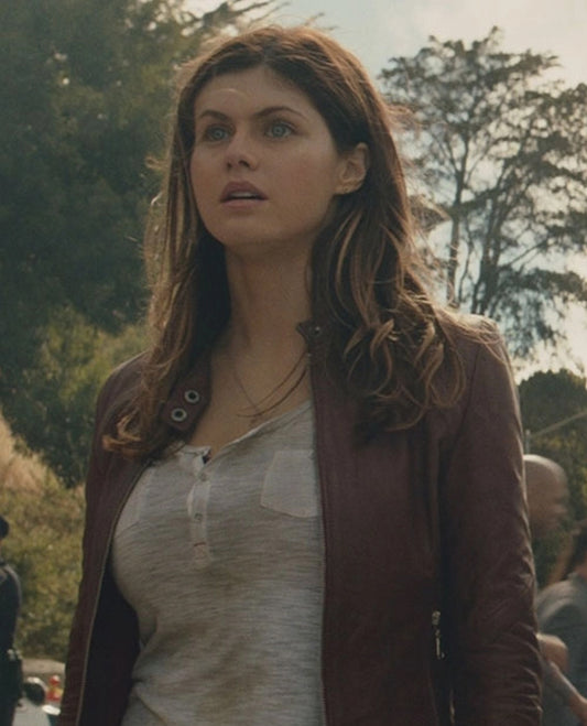 San Andreas Alexandra Daddario Leather Jacket