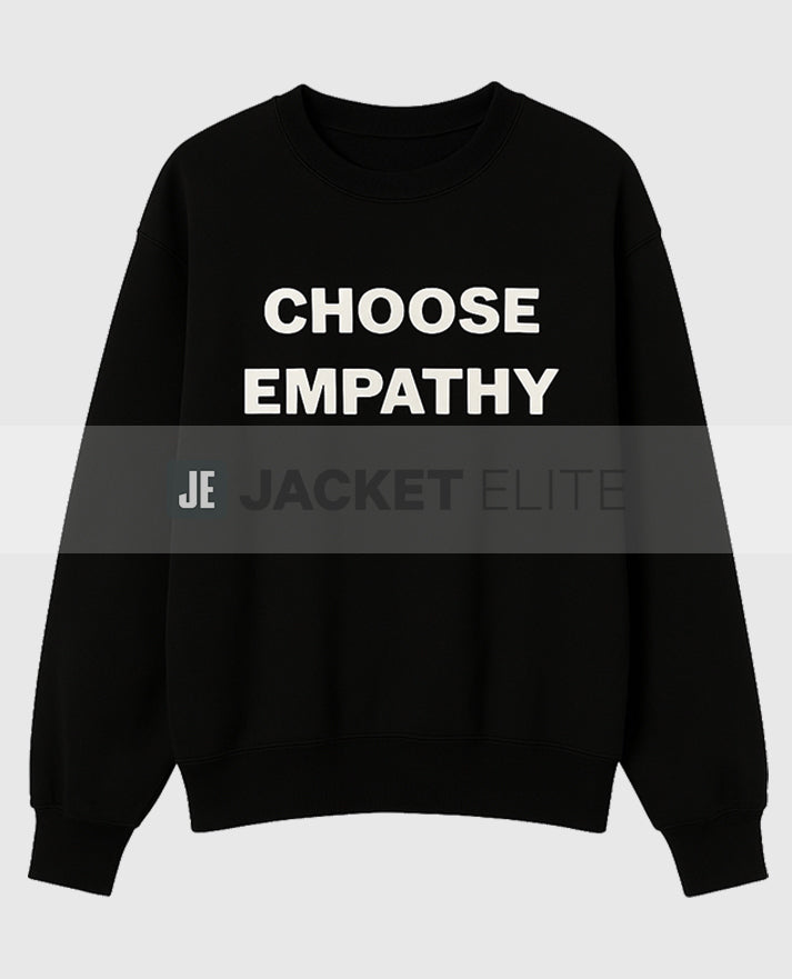 Selena Gomez Choose Empathy Black Sweatshirt