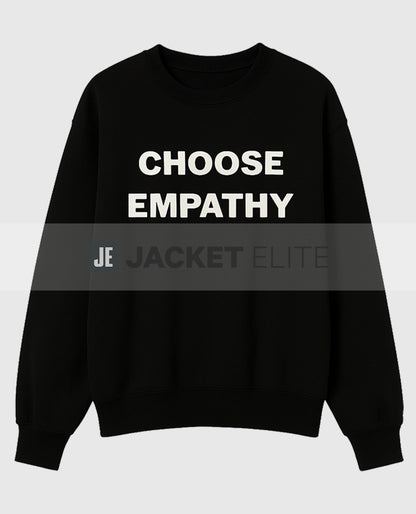 Selena Gomez Choose Empathy Black Sweatshirt