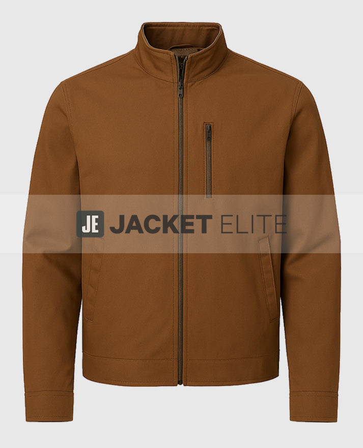 Snowfall Season 05 Peaches Brown Suede Jacket