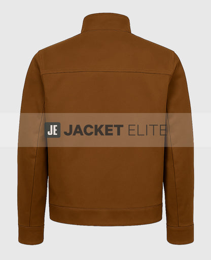 Snowfall Season 05 Peaches Brown Suede Leather Jacket