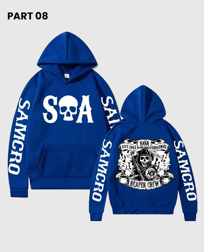 Sons of Anarchy Blue SAMCRO Pullover Hoodie