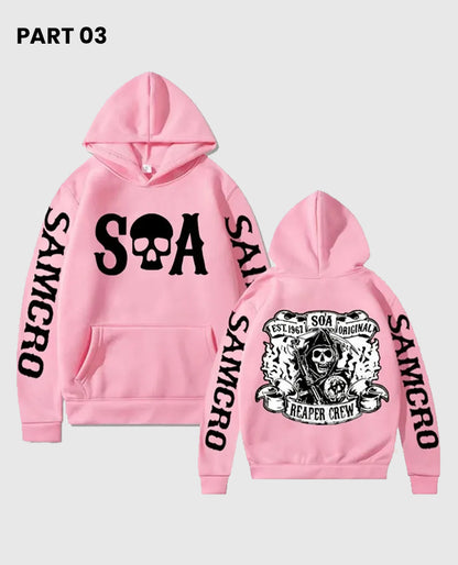 Sons of Anarchy Pink SAMCRO Hoodie