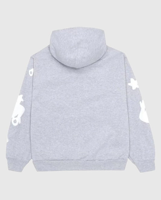 Sp5der Beluga Grey Hoodie