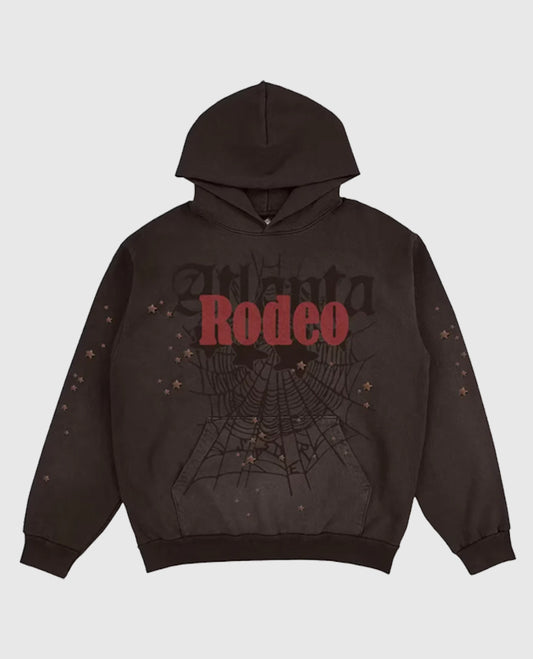 Sp5der x Travis Scott Cactus Jack Days Before Rodeo Brown Pullover Hoodie