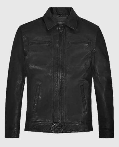 Steve Burton General Hospital Leather Black Jacket