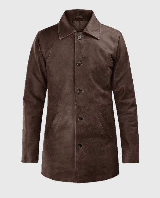 Supernatural Dean Winchester Leather Trench Long Coat
