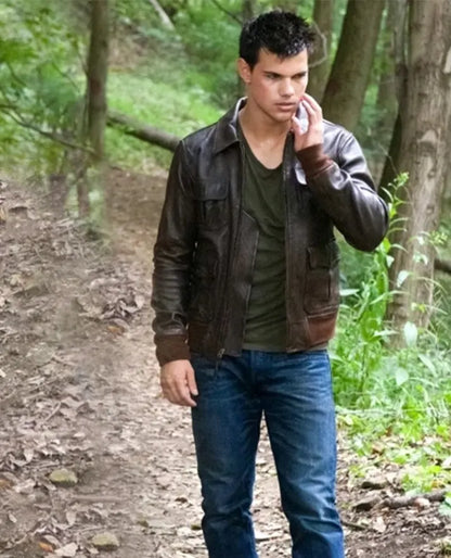 Taylor Lautner Abduction Leather Jacket