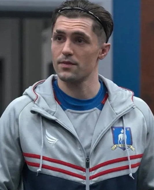 Ted Lasso Light Gray Track Jacket