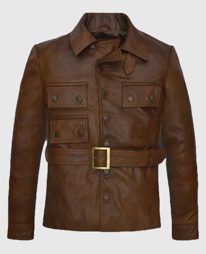 The Kingsman Harris Dickinson Leather Jacket