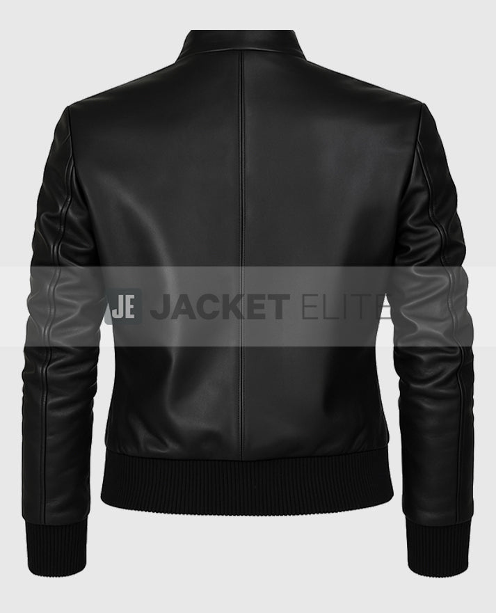 The Vampire Diaries Elena Gilbert Black Biker Jacket